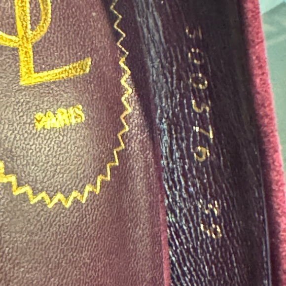 Yves Saint Laurent size 39 purple suede loafer pumps - Picture 7 of 10